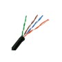 Bobina WAM - Cat5e - 305M - 24 AWG - Negro - CAT5E-OUT-NEGRO