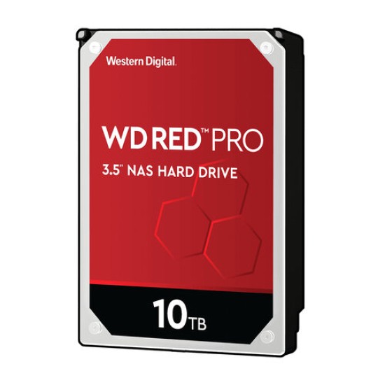 Disco Duro Interno Western Digital WD Red Pro - 3.5" - 10TB - SATA 3 - 7200 RPM - WD102KFBX