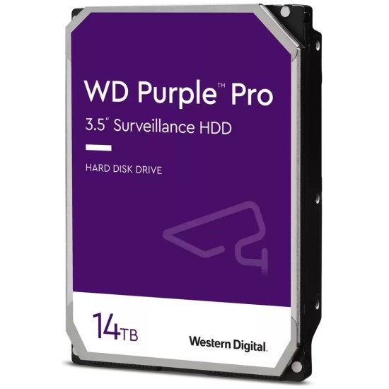 Disco Duro Western Digital WD Purple Pro - 3.5" - 14TB - SATA 3 - WD142PURP