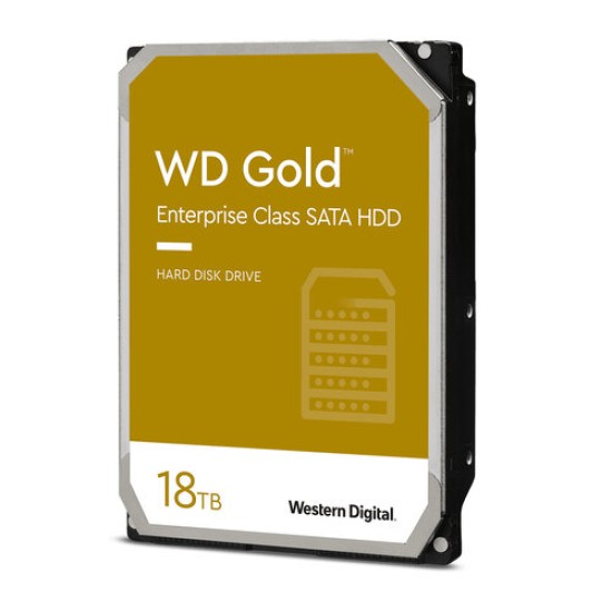 Disco Duro Western Digital WD Gold - 3.5" - 18TB - SATA 3 - Para NAS - WD181KRYZ