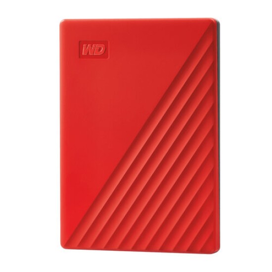 Disco Duro Externo Western Digital My Passport - 2.5" - 1TB - USB 3.0 - para Windows - Rojo - WDBYVG0010BRD-WESN