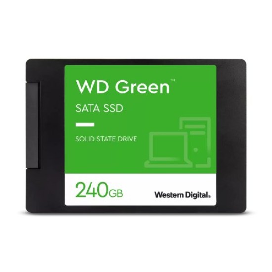 Unidad de Estado Sólido Western Digital Green - 2.5" - 240GB - SATA 3 - WDS240G3G0A