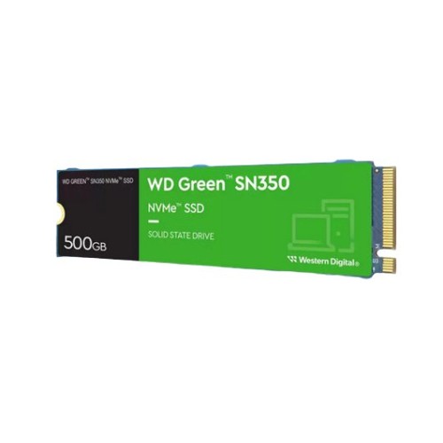 SSD Western Digital WD Green SN350 500GB M.2 NVMe PCIe 3.0 - WDS500G2G0C