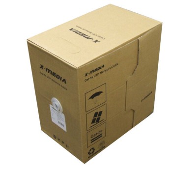 Cable de Red X-Media XM-C6-1000-BU - UTP - Cat6 - 305 Mts - Azul - XM-C6-1000-BU