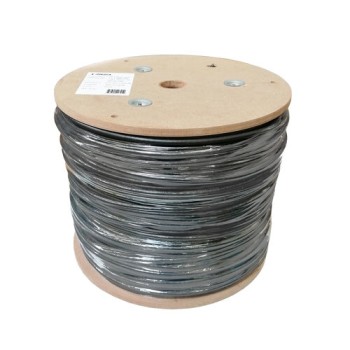 Bobina X-Media XM-C6BCOD-1KBK - Cat6 - 305M - 24 AWG - Negro - XM-C6BCOD-1KBK