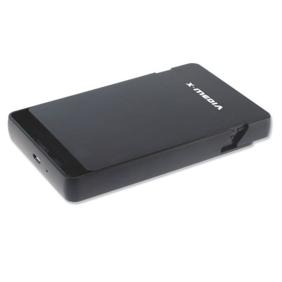 Gabinete X-Media - 2.5" - USB 2.0 - SATA - HDD/SSD - Negro - XM-EN2279