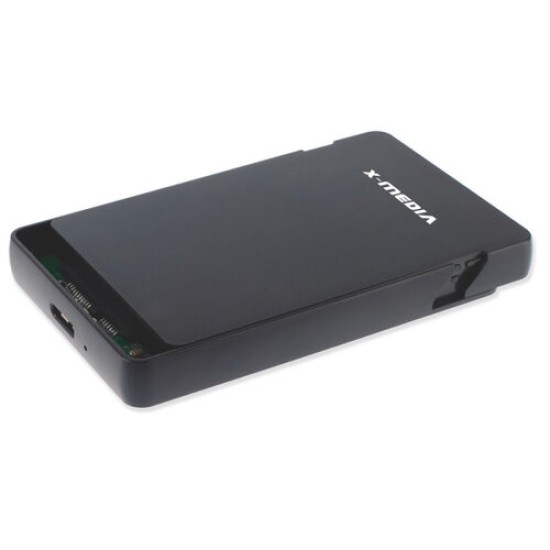 Gabinete X-Media - 2.5" - USB 3.0 - SATA - HDD/SSD - Negro - XM-EN2279U3
