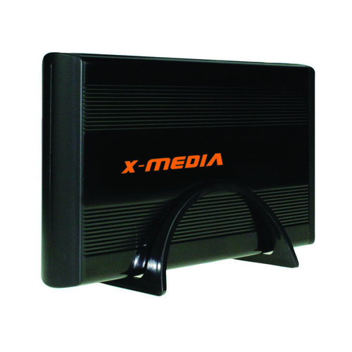 Gabinete para Disco Duro X-Media EN-3200 3.5 pulgadas SATA USB 2.0 Negro XM-EN3200