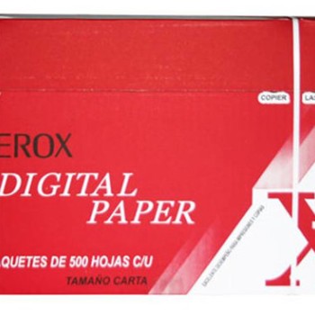 Papel Xerox Tamaño Carta 75 g/m² - 5,000 Hojas - Modelo 3M02000 Papel Xerox Tamaño Carta 75 g/m² - 5,000 Hojas - Modelo 3M02000