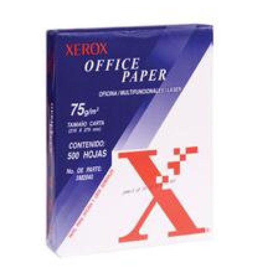Papel Office Xerox Azul Carta Caja 5 Millares - 003M02040