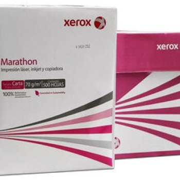 Papel Bond Xerox Carta Blanca 75 g/m² - 5,000 Hojas - Modelo 003M02051