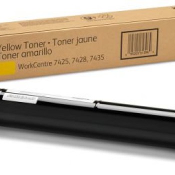 Tóner Xerox Amarillo Original para WorkCentre 7525/7530/7535/7545/7556 - Modelo 006R01518 Tóner Xerox Amarillo Original para WorkCentre 7525/7530/7535/7545/7556 - Modelo 006R01518