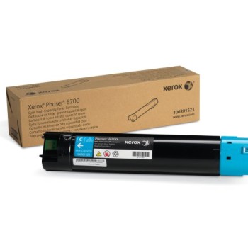 Tóner Xerox Cian Original para Phaser 6700 - Modelo 106R01523