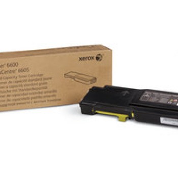 Tóner Xerox Amarillo Original para Phaser 6600 y WorkCentre 6605 - Modelo 106R02251