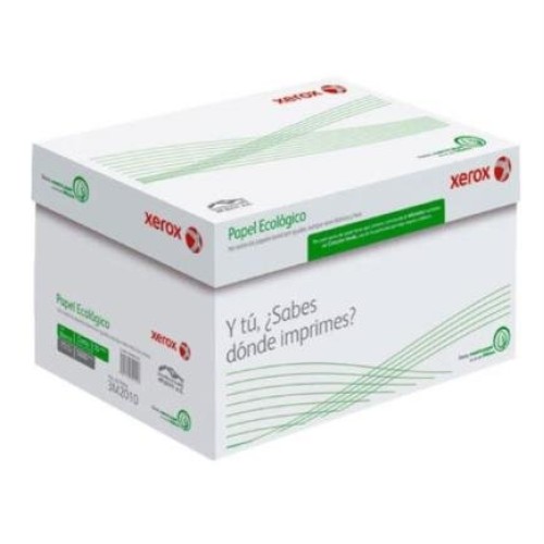 Papel Bond Xerox Carta 75gr 93% Blancura - 5,000 Hojas - Modelo 3M2010
