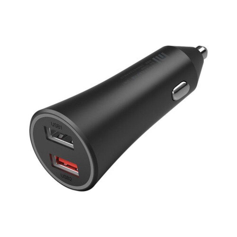 Cargador de Coche Xiaomi - Doble Puerto USB - 37W - Negro - 26554