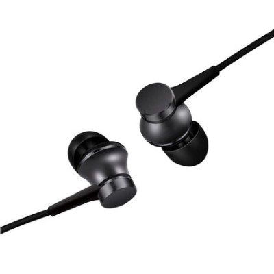 Auriculares Xiaomi Mi In-Ear Headphones Basic - Alámbricos - Micrófono - 1.2M - Negro - Xiaomi Mi In-Ear Headphones Basi