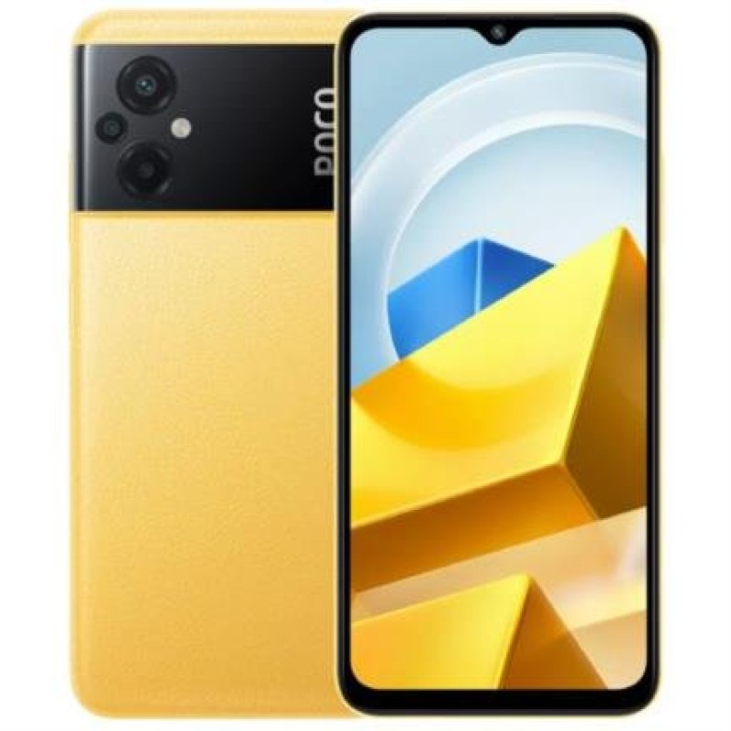 Smartphone Xiaomi Poco M5 - 6.58" - MediaTek Helio G99 - 4GB - 128GB - Cámaras 5MP/50MP - Doble SIM - Android - Amarillo - POCOM5-AMARILLO/4+128