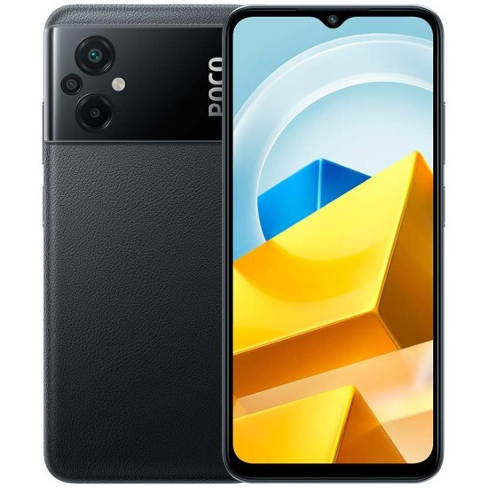 Smartphone Xiaomi POCO M5 - 6.58" - MediaTek Helio G99 - 4GB - 128GB - Cámara 5MP/50MP - Android - Negro - POCOM5-NEGRO/4+128