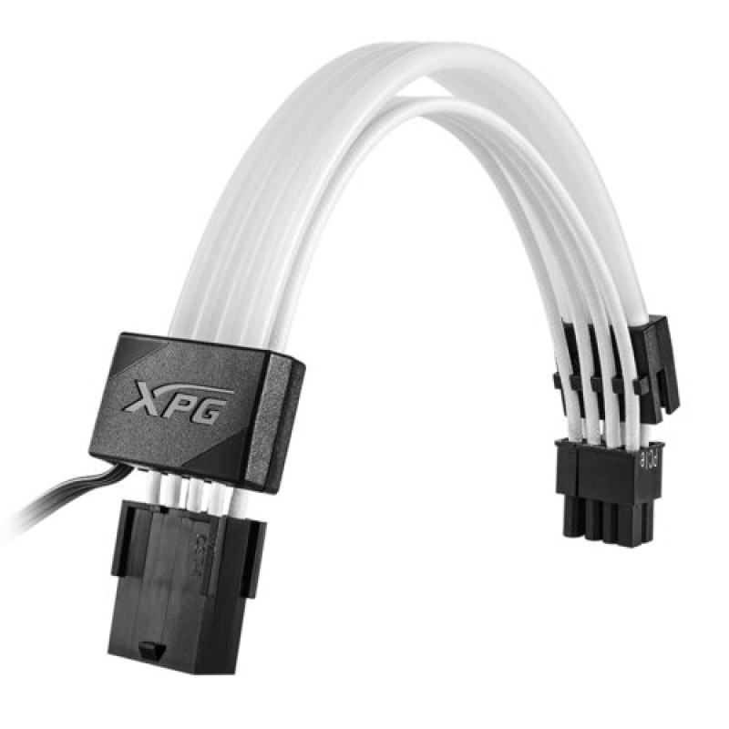 Cable de Extensión ADATA XPG PRIME ARGB - Para VGA - 8-pin (6+2) - 16 AWG - RGB - 2 Fibra Ópticas - ARGBEXCABLE-VGA-BKCWW