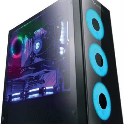 Gabinete Gamer XZeal XZ110 - Media Torre - ATX/Micro ATX - Panel Lateral - Negro - XZCGB12B