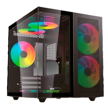 Gabinete Gamer XZeal CXi1 - Mini Torre - Micro ATX/Mini ITX - Panel Lateral - XZGAMC1B