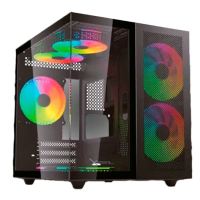 Gabinete Gamer XZeal CXi1 - Mini Torre - Micro ATX/Mini ITX - Panel Lateral - XZGAMC1B