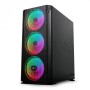 Gabinete Gamer YeYian Hollow 2500 - Media Torre - ATX/EATX/ITX/Micro ATX - 3x Ventilador Frontal - Panel Lateral - YGH-49703