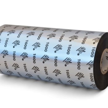 Ribbon de Impresión Zebra Technologies 1600 Wax - 15.6 cm x 450 m - Modelo 01600BK15645