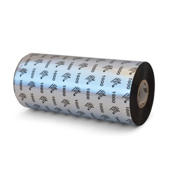 Ribbon Zebra Technologies 1600 Wax - 156mm x 450m - 01600BK15645