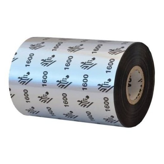 Ribbon Zebra Technologies 1600 Wax - 11cm x 450m - 01600BK11045