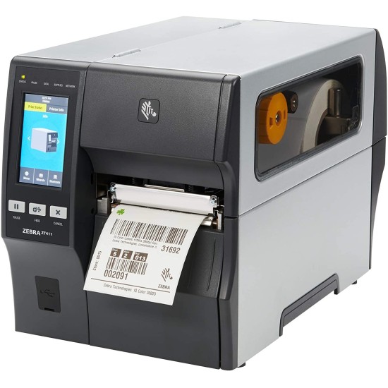 Impresora de Etiquetas Zebra Technologies ZT411 - Térmica directa/transferencia - 203 DPI - 356 mm/s - USB 2.0 - Ethernet - ZT41142-T010000Z