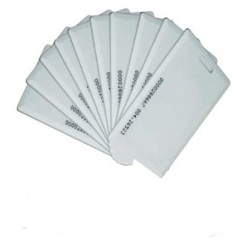 Tarjetas de Acceso ZKTeco IDCARDKR2K - 10 Unidades - Color Blanco