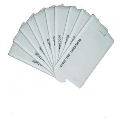 Tarjetas ZKTeco IDCARDLR2K - 10 Tarjetas - Blanco - IDCARDKR2K