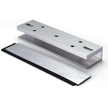 Bracket ZKTeco LMB-280U - Tipo U - Para Puertas de Vidrio sin Marco - Compatible con Chapa LM-280 - LMB-280U
