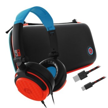 Kit de Viaje 4gamers SWL-50 - Estuche - Diadema - Cable USB-C - Para Nintendo Switch - SWL-50-4G