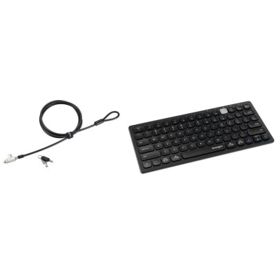Candado de Seguridad Kensington K60500WW - 1.8m - Negro - 25 Piezas - Teclado Kensington K75502ES - BDL K60500WW