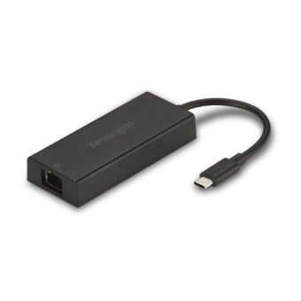 Adaptador de Red Kensington USB-C a RJ-45 2.5 Gigabit Ethernet Negro K38295WW