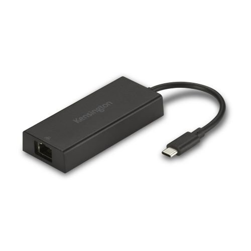 Adaptador de Red Kensington USB-C a RJ-45 2.5 Gigabit Ethernet Negro K38295WW