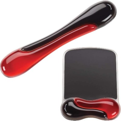 Mouse Pad Kensington K50036WW - Reposamuñecas - Gel - Negro con Rojo - K50036WW