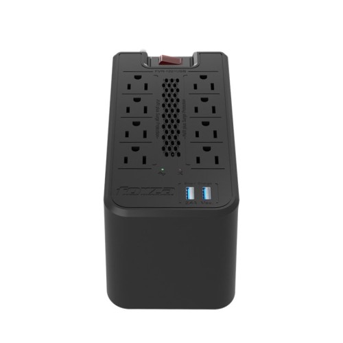 Regulador de Voltaje Forza Power Technologies 1200VA 600W con 8 Contactos y 2 USB - Modelo FVR-1221USB