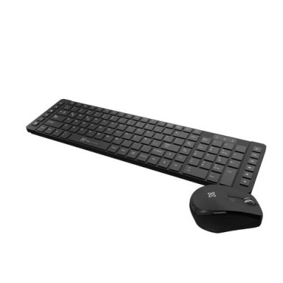 Kit de Teclado y Mouse Klip Xtreme Revolution - Inalámbrico - Español - Negro - KCK-270S
