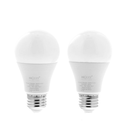 Foco Inteligente Nexxt Wi-Fi 800 Lúmenes Blanco Modelo NHB-W1102K - 2 Piezas