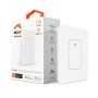 Interruptor Nexxt NHE-S300 - 3 Vías - Wi-Fi - Blanco - NHE-S300