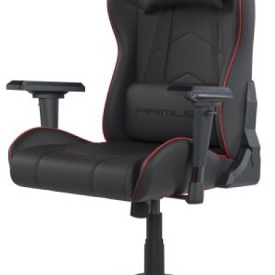 Silla Gamer Primus Gaming PCH-202RD - Soporta 140Kg - Negro con Rojo - PCH-202RD Silla Gamer Primus Gaming PCH-202RD - Soporta 140Kg - Negro con Rojo - PCH-202RD