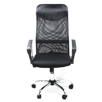 Silla de Oficina Xtech QZY-2501 - Reposabrazos - Negro con Plata - QZY-2501