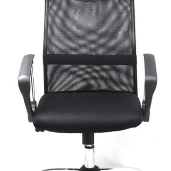 Silla de Oficina Xtech QZY-2501 - Reposabrazos - Negro con Plata - QZY-2501
