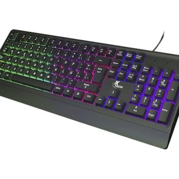 Teclado Gamer XTech XTK-505S Alámbrico Español con Retroiluminación LED