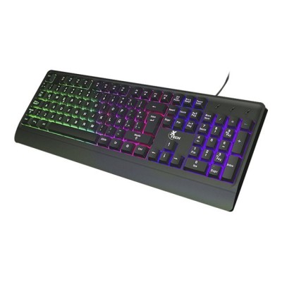 Teclado Gamer XTech XTK-505S - Alámbrico - Español - Multimedia - LED - XTK-505S