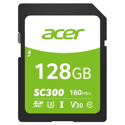 Memoria SDXC Acer SC300 - 128GB - UHS-I - V30 - BL.9BWWA.308